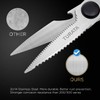 All-purpose kitchen scissors, stainless steel, household scissors, 21 cm, dishwasher