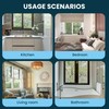 1 Pack Window Security Bars Adjustable 11"-18",Portable Short Sliding Window