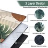 QXWREL Extra Large Picnic Outdoor Blanket 60''x80'' Boho Plant Waterproof
