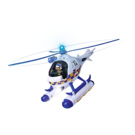 Simba 109252537 Fireman Sam Police Wallaby, with Sound, Blue Light, Searchlight, Winch, with Figure Rose and Dalmatian Radar, Sniffing, Accessories, from 3 Years