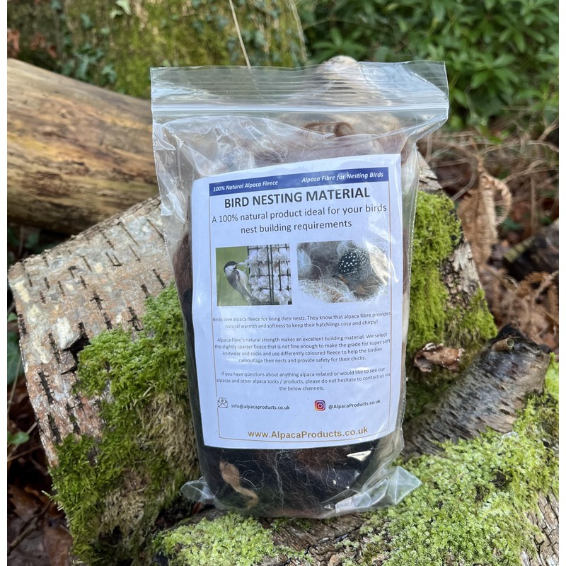 100% Alpaca Wool Bird Nesting Materials for any Hanging Holder