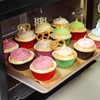 Caperci Pink Foil Cupcake Muffin Liners Standard Size Baking Cups