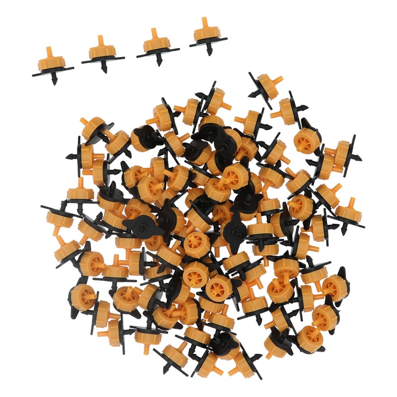 100Pcs 2L Compensating Drip Emitter Detachable Garden Irrigation Dripper for