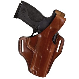 Bianchi Model 56 Serpent Belt Slide Holster, Right Hand - SW MP 9MM/.40-4IN, Tan