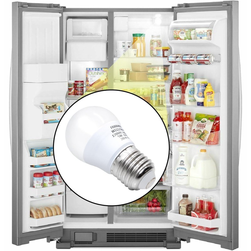 HPUY W11125625 Refrigerator LED Light Bulb 5W 60HZ E26/E27 Universal
