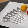 12Pcs Long Handle Dessert Spoon 316 Stainless Steel Soup Coffee