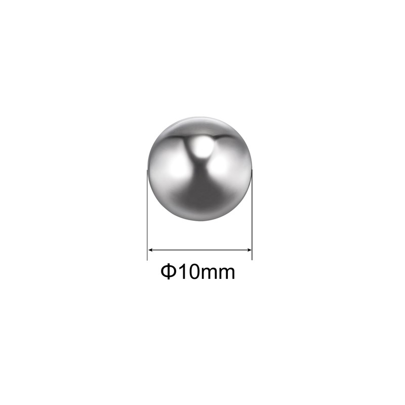sourcing map 50pcs 10mm 201 Stainless Steel Bearing Balls G200