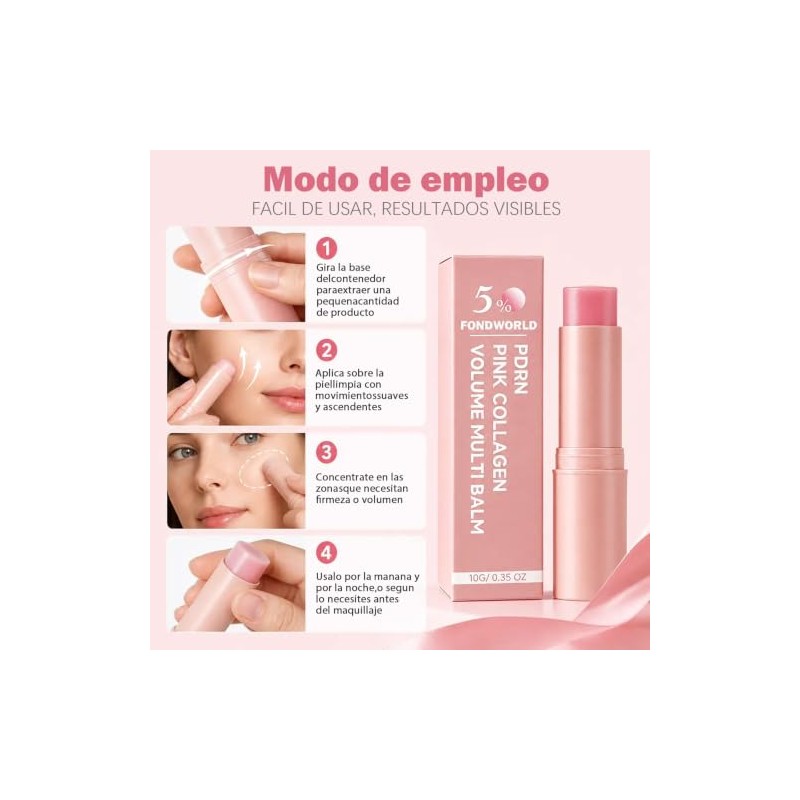 3pcs Pdrn Pink Collagen Volume Multi Balm,bálsamo Antiarrugas