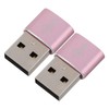 LABRIMP 2 Pack Type-c to USB Adapter Card Reader External