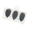 Cosmo Darts fittohuraitoea- Flight Teardrop D Black Pack of 3 