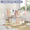 APEXCHASER Clothes Drying Rack with 4 Wings, Stainless Steel Drying