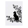 'Cat Sitting on Branch ' Temporary Tattoo - Water Resistant,