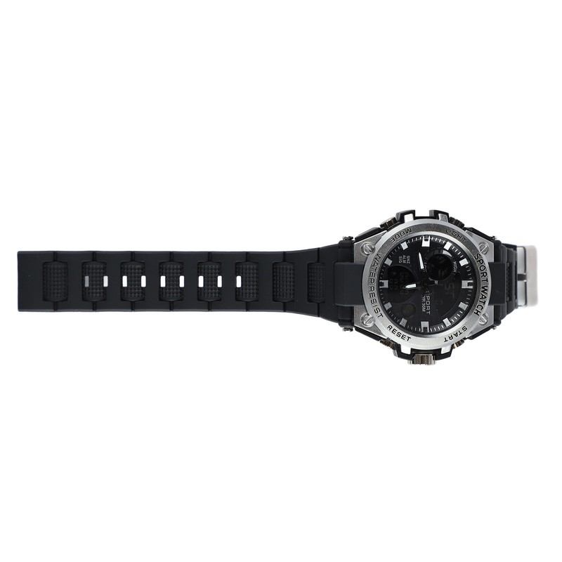 LED Sports Watch Electric Luminous Shook Proof Multi Function Quartz