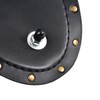 KaTur Motorcycle Solo Seat Pad Crocodile Leather Style Saddle Solo