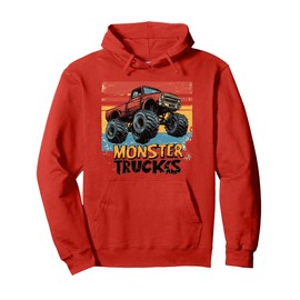 Monster Truck for Toddlers Youth & Adults Pullover Hoodie