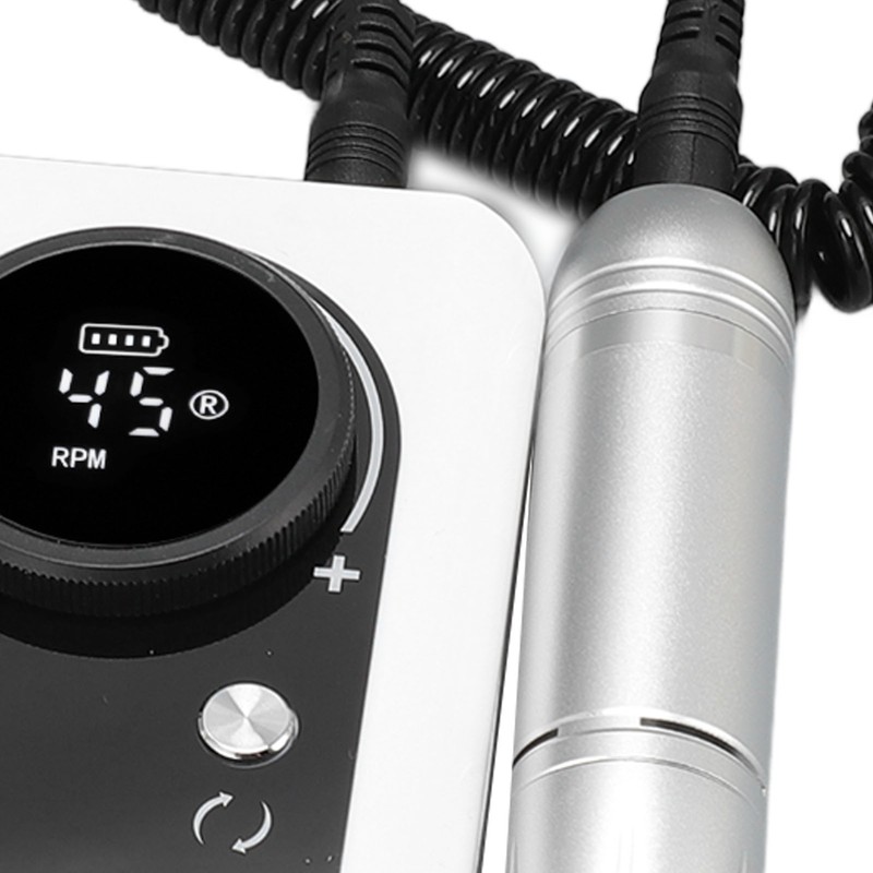 Electric Nail Grinding Machine Rechargeable 45000rpm Speed Electronic Manicure Pedicure