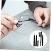FOMIYES 1set Hearing Aid Cleaning Kit Includes Cleaning Brush Rods