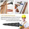 [5 in 1]Swaging Tool Copper Tube Expander Manual Copper Pipe