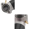 GOOFIT Black Motorcycle Carburetor Intake Manifold Inlet Pipe Replacement for