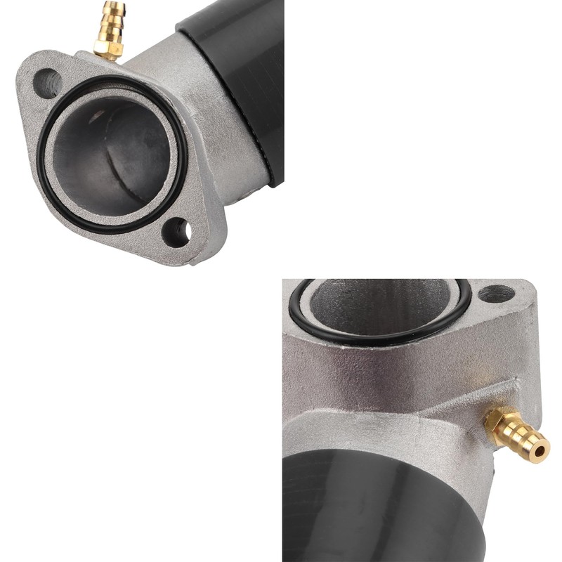GOOFIT Black Motorcycle Carburetor Intake Manifold Inlet Pipe Replacement for