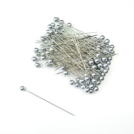100 Beading Needles Beads Pins Pins Pins Diameter 6 mm Length 65 mm Decorative Pins Silber / Silver