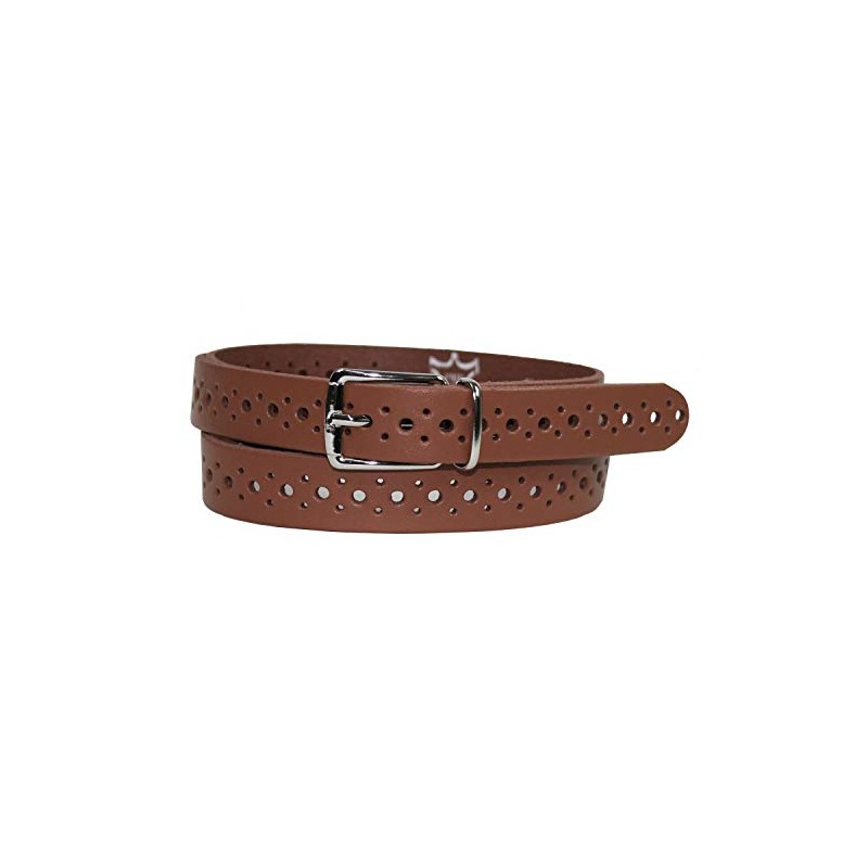 Glamexx24 Women's Genuine Leather Belt, 2 cm Wide, Denim Belt,