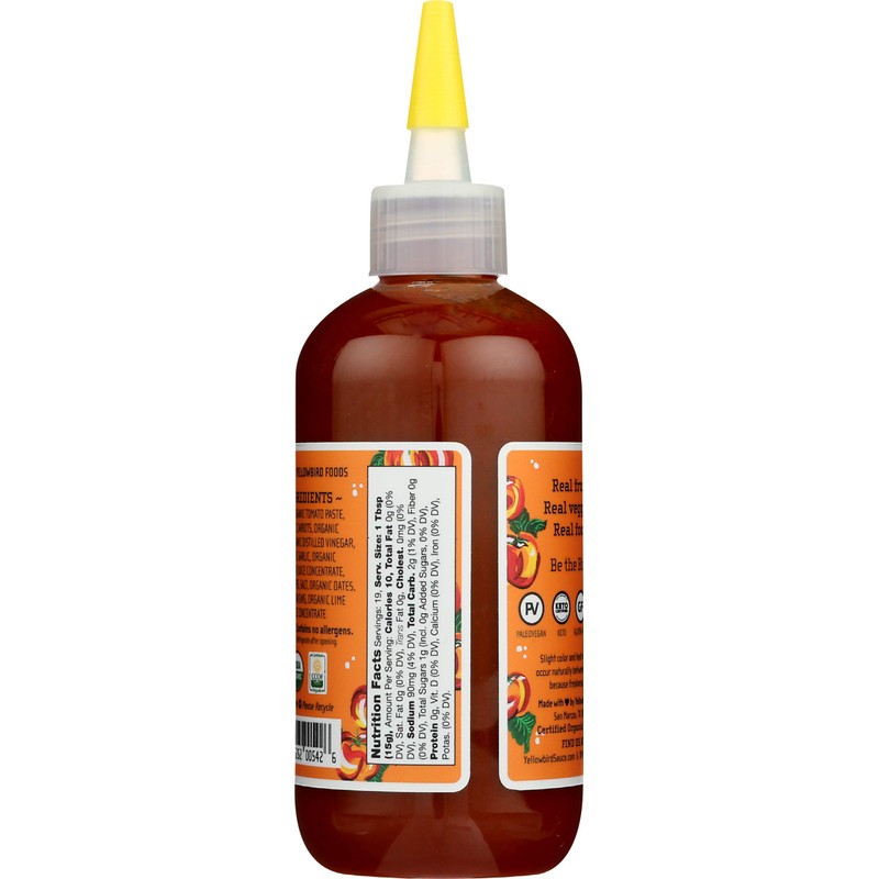 Yellowbird Sauce, Sauce Hot Ghost Pepper, 9.8 Ounce