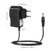 DC 12V 1A CCTV Camera Power Supply EU Plug (Black)