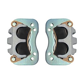 Upgrade Left & Right Rear Brake Calipers & Pads Sintered for Polaris RZR-4-900 Ranger Crew 570/700/800-6x6/900/1000/Diesel MVRS 700/800