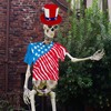 LUOHECAM 4th of July Skeleton Hat, 2 PCS 12 ft