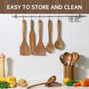 18 PCS Acacia Wooden Spoons for Cooking - Heat-Resistant, Comfort