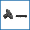 A ABSOPRO 20pcs Plastic Rivet Car Fender Push-Type Fastener Clips