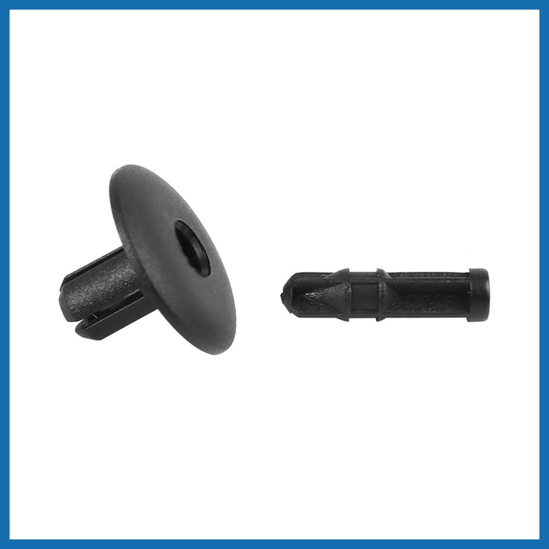 A ABSOPRO 20pcs Plastic Rivet Car Fender Push-Type Fastener Clips