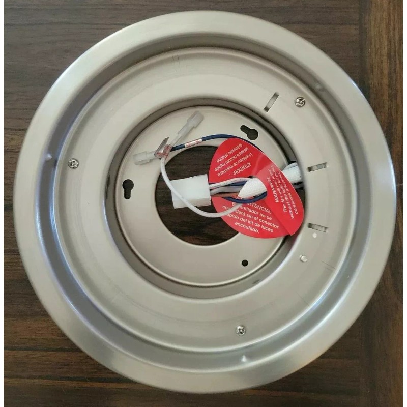 PARK Home Decorators Ashby Park 52" Brushed Nickel Ceiling Fan-Light