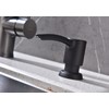 Built in Sink Soap Dispenser Matte Black, ABS Pump Head,
