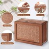 [2024 New] Cash Vault Wooden Savings Box, Piggy Bank for