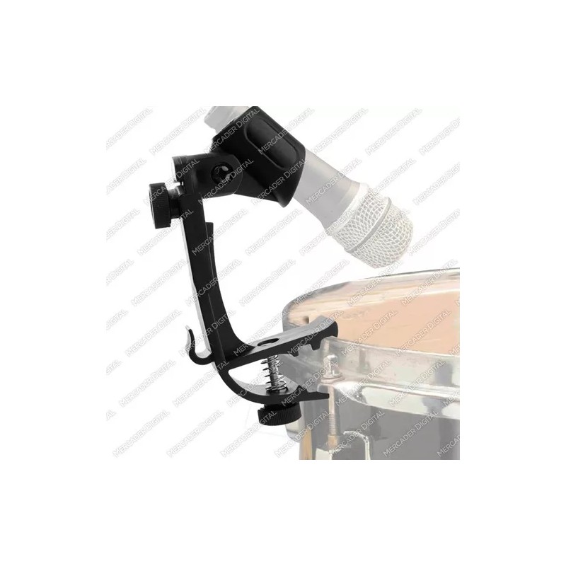 Mercader Digital Soporte Clamp Para Micrófono De Tambor De Batería