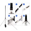 FMUSER GP100 FM Transmitter Antenna Outdoor, 1/4 Wave Professional GP