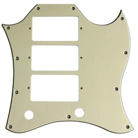 For Gibson SG Standard 3 Pickup Style Guitar Pickguard Scratch Plate (3 Ply Mint Green)