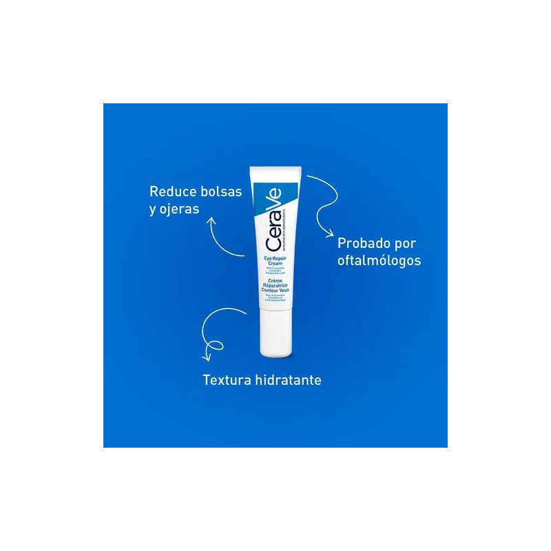 Crema Reparadora Cerave Contorno De Ojos Niacinamida 14 Ml