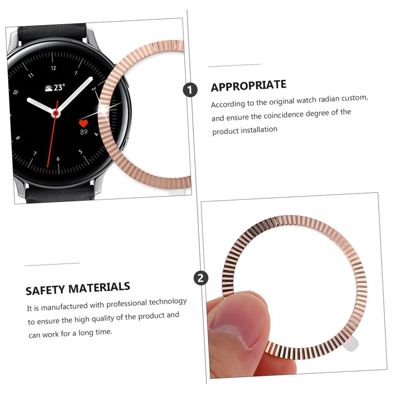 OSALADI Scratch Metal Bezel for Watch Protective Cover Easy to