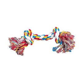 Zanies Cotton Knotted Rope Bone Dog Toy