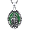 XIXLES Saint Patrick Necklace 925 Sterling Silver Patron Saint of