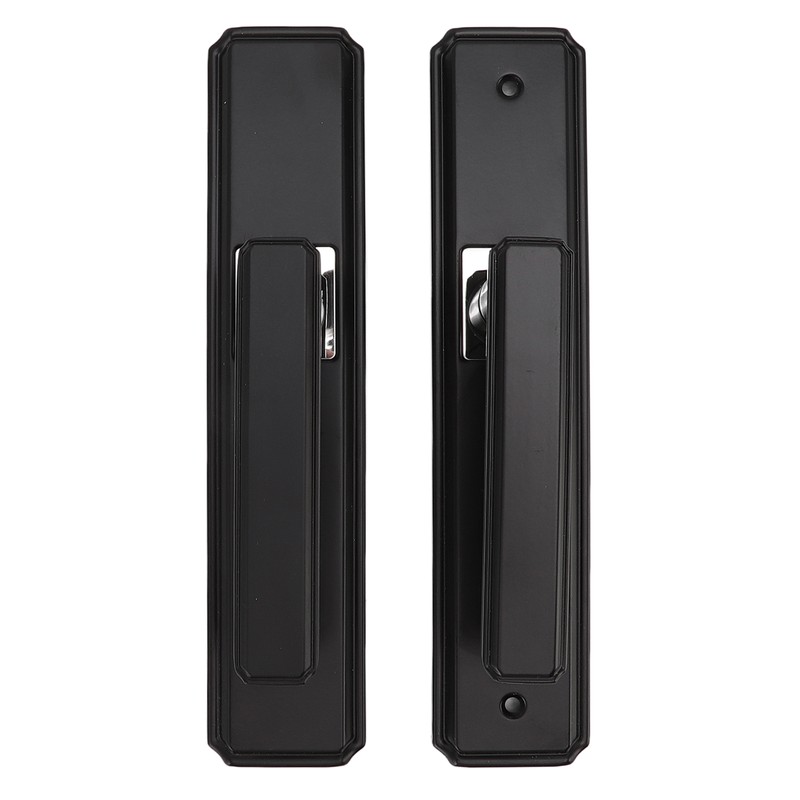 Door Lever Lock Universal Aluminium Alloy Black Door Security Latch