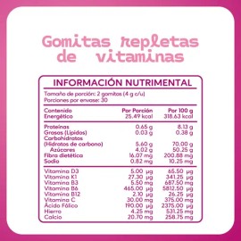 Súluu  Multivitamínico Mujer  Gomitas  Ácido Fólico, Hierro, Calcio, Vitamina B12, B3, B6, D3, K Y Vitamina C  Suplemento Mujer  Vitaminas  Alivio... 