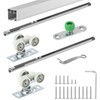 Lashow 72 Inch Porcket Door Hardware Kits with Soft Close