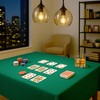 Byour3 - Green Tablecloth - Square or Rectangular Poker Cards
