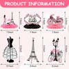 Grehge 10 Pieces Paris Party Decorations Paris Honeycomb Centerpiece Paris