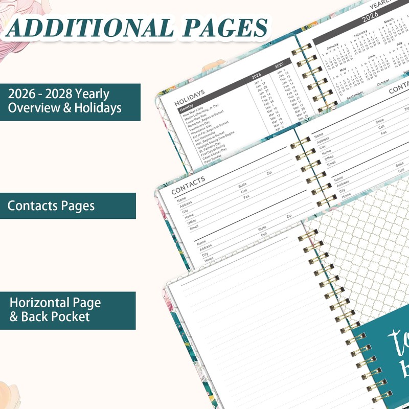 2027-2029 Monthly Planner - 3 Year Planner 2027-2029, Jan. 2027