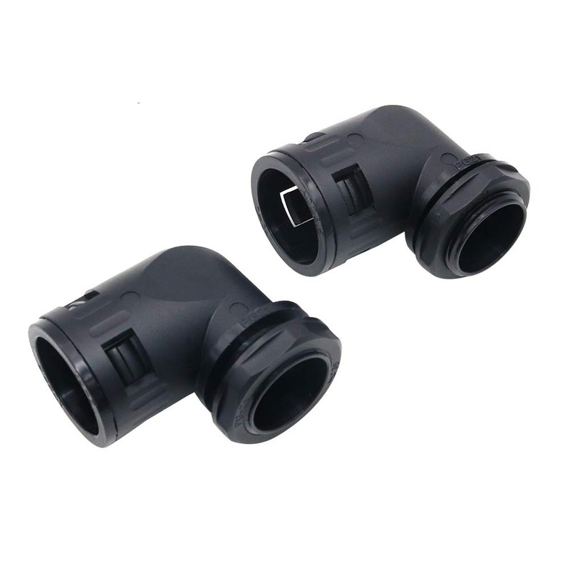 Namvo Corrugated Pipe Connector 90 Degree AD21.2 PG16 Pipe Hose